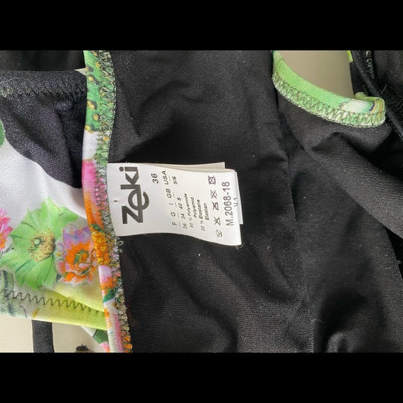 Trendy cactus print bathing suit - Picture 4 of 4